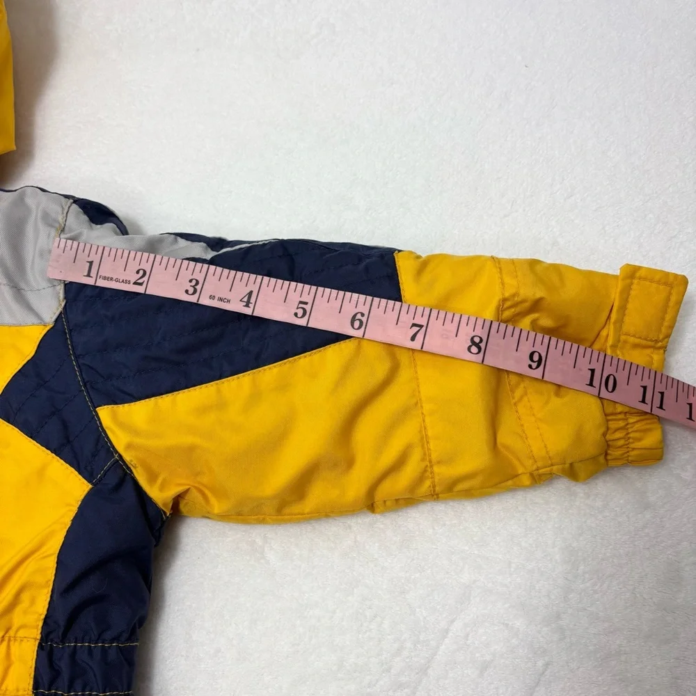 OshKosh B'gosh Gray‎ Yellow Blue Winter Jacket Boy Size 24M